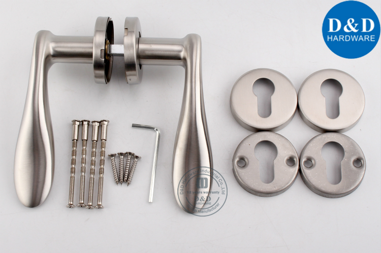 Stainless Steel Popular Antique Brass Internal Solid Lever Handle -D&D Hardware Нержавеющая сталь Популярная античная латунная внутренняя твердая ручка -D & D Оборудование