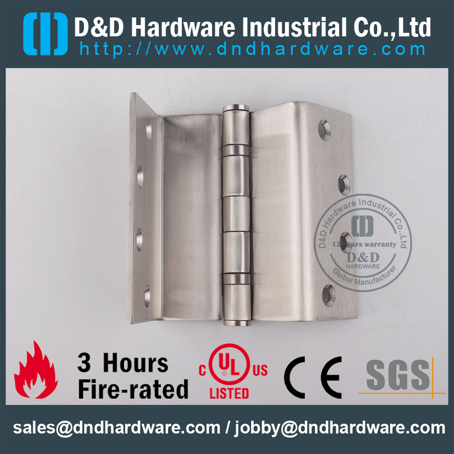 D&D Hardware-CE Certificate Fire Rated Crank Door Hinge DDSS012 D & D Hardware-CE сертификат огня рейтинг Crank двери шарнира DDSS012