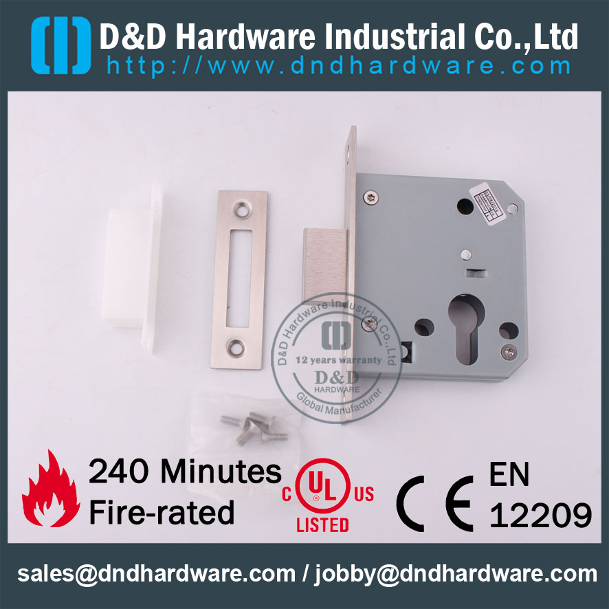 D&D Hardware-Modern Interior Stainless Steel Mortise Lock DDML029-A D & D аппаратно-современный салон из нержавеющей стали Mortise Lock DDML029-A