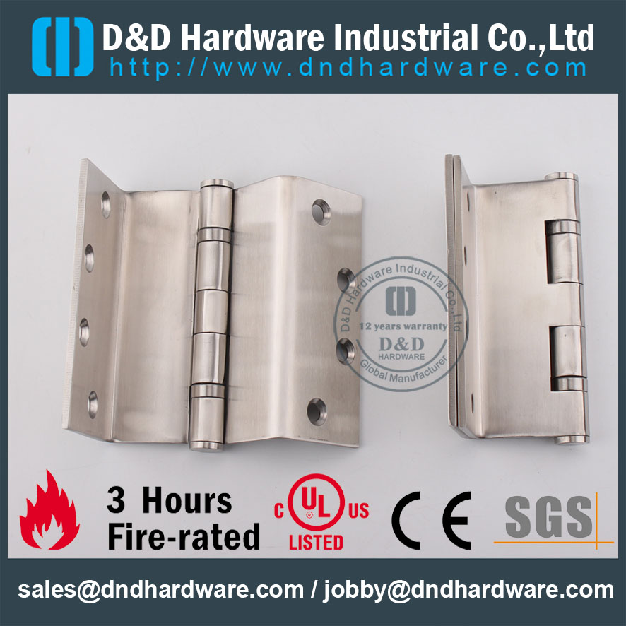 D&D Hardware-UL Standard Stainless steel Crank Hinge DDSS012 D & D Hardware-ul Стандартный из нержавеющей стали шарнирный шарнир DDSS012