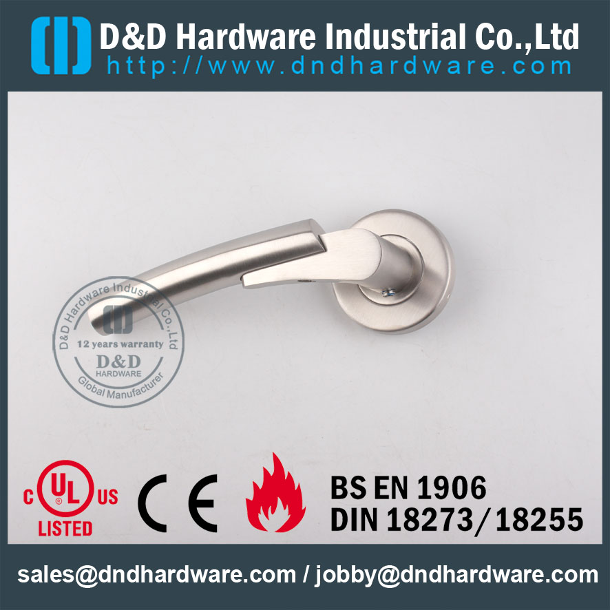 D&D Hardware-Stainless Steel Cast solid Door handle DDSH017 D & D Фурнитура из нержавеющей стали Литая сплошная дверная ручка DDSH017