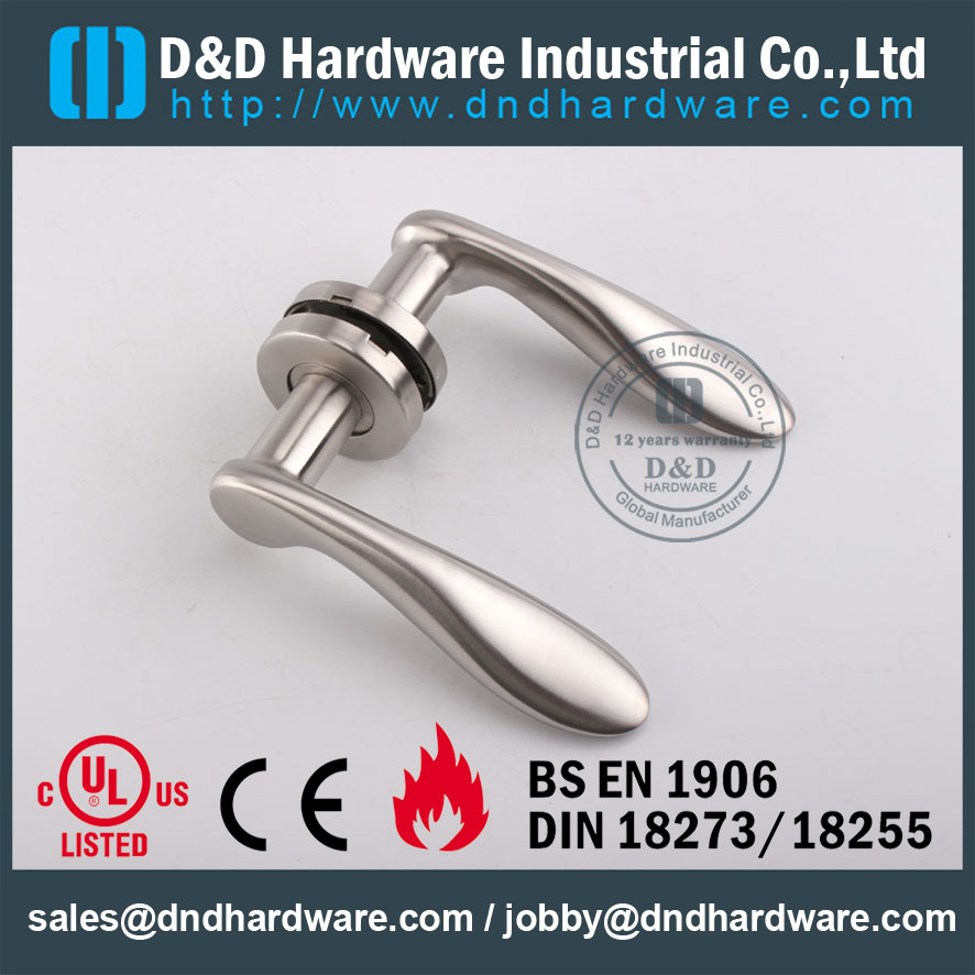 D&D Hardware-SS304 Door Solid lever handle DDSH025 D & D Hardware-SS304 Дверная ручка с твердой рукояткой DDSH025