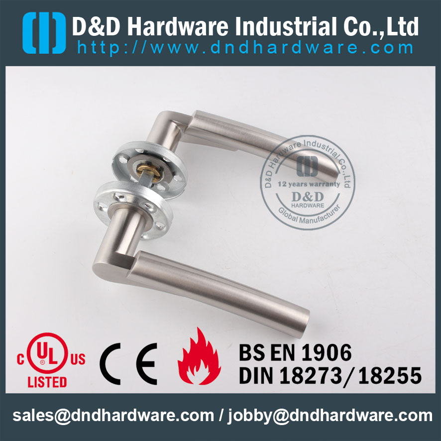D&D Hardware-SS304 Solid Door lever handle DDSH017 D & D Hardware-SS304 Solid Дверная ручка для ручки двери DDSH017