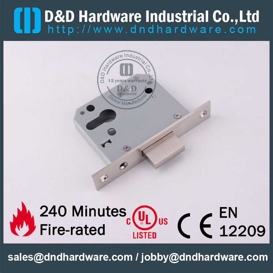 D&D Hardware-Construction Hardware Stainless Steel Mortise Lock DDML029-A D & D аппаратно-конструкторский аппаратный из нержавеющей стали врезательный замок DDML029-A