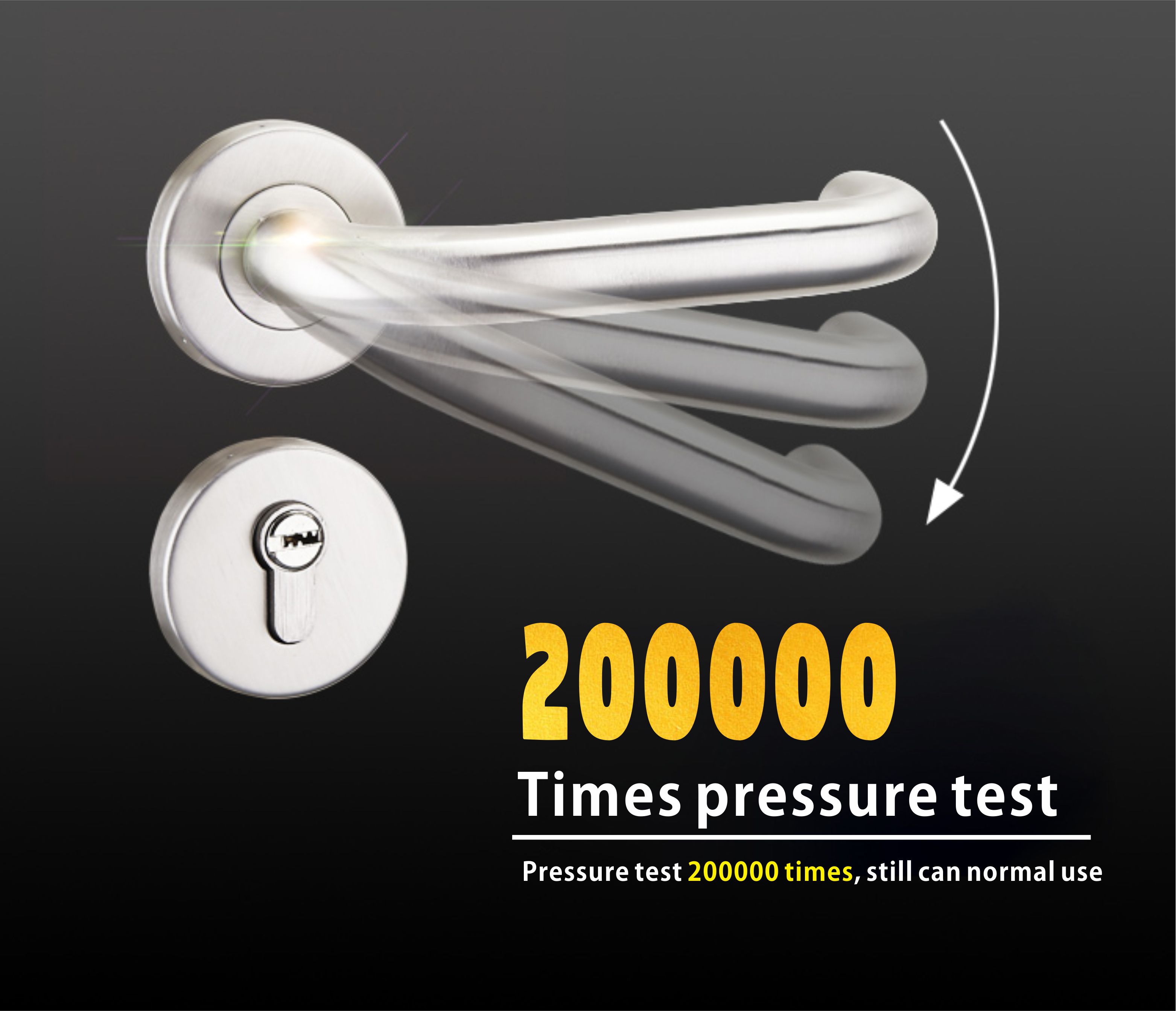 200,000 test doorknobs 200 000 тестовых дверныхnobs