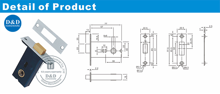 Wc-Deadbolt-D &D Hardware (1) WC-Deadbolt-D & D Оборудование (1)