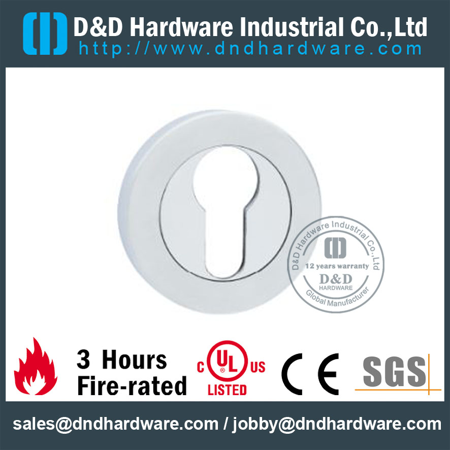 Stainless Steel Key Cylinder Thread Type Escutcheon-D&D Hardware Нержавеющая сталь Ключевой цилиндр Тип резьбы Экранирование-D & D Оборудование