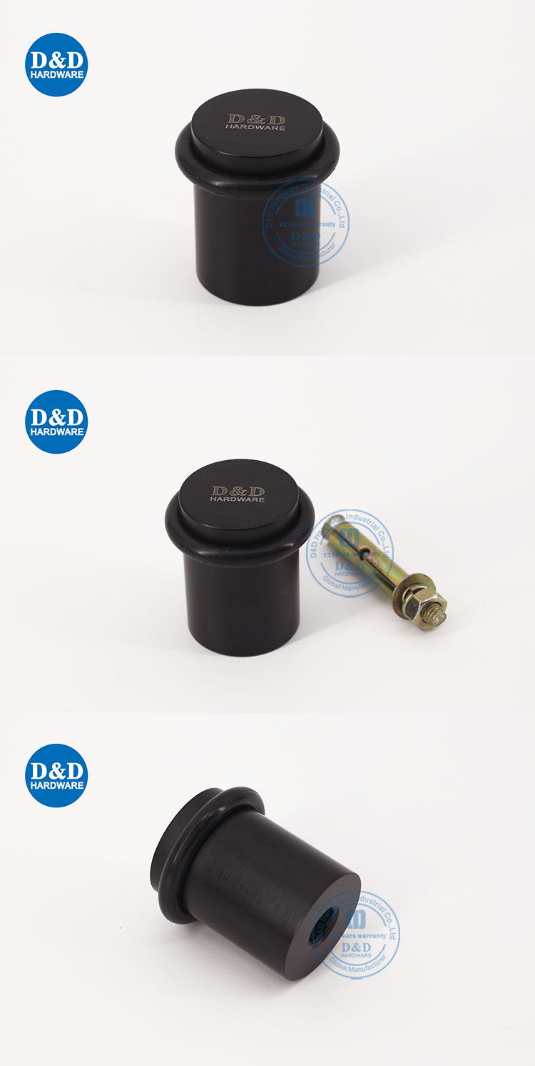 Black Rubber Door Stop-DDDS011 Черная резиновая дверь остановка DDDS011