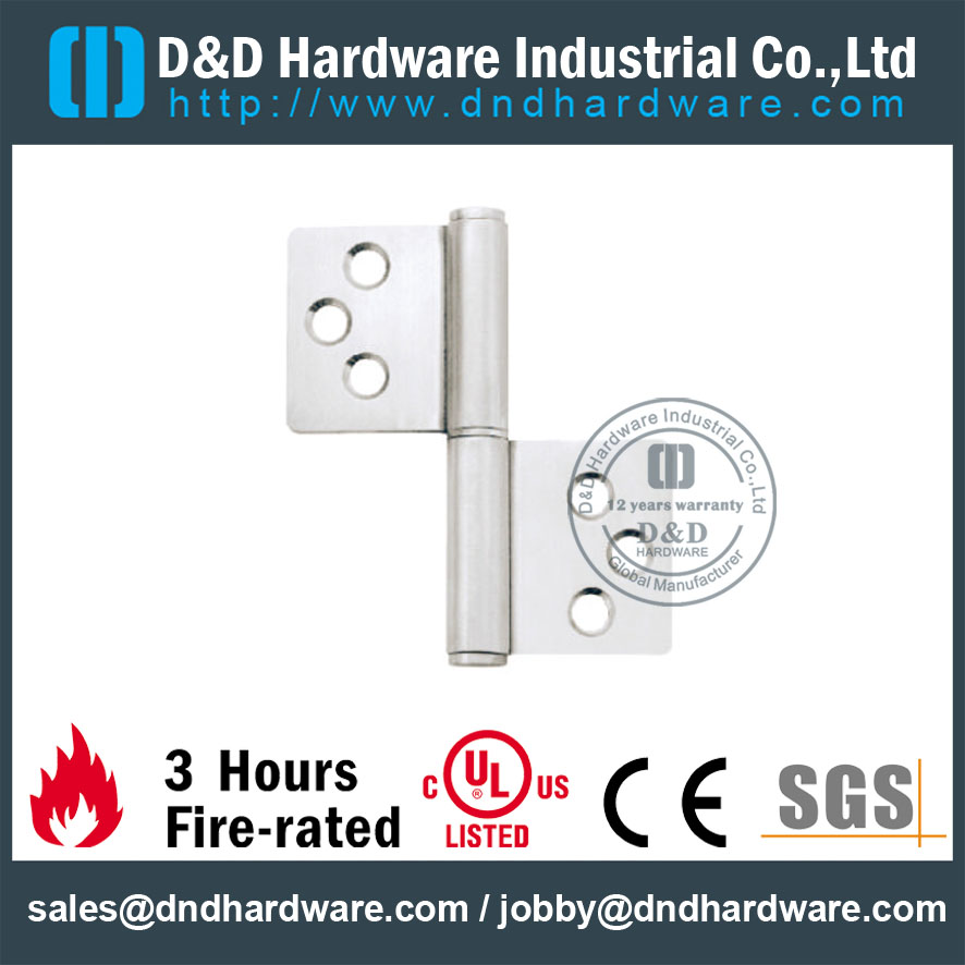 Fire-rated Stainless steel Flag Hinge-D&D Hardware Флаг из нержавеющей стали с огнями