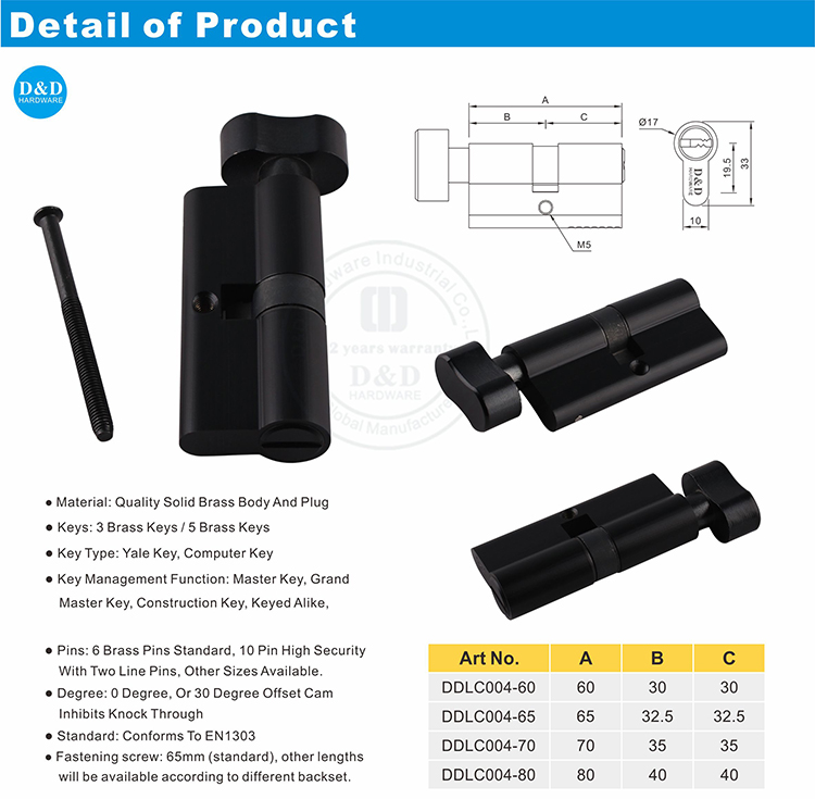 Двойной цилиндр черного замка