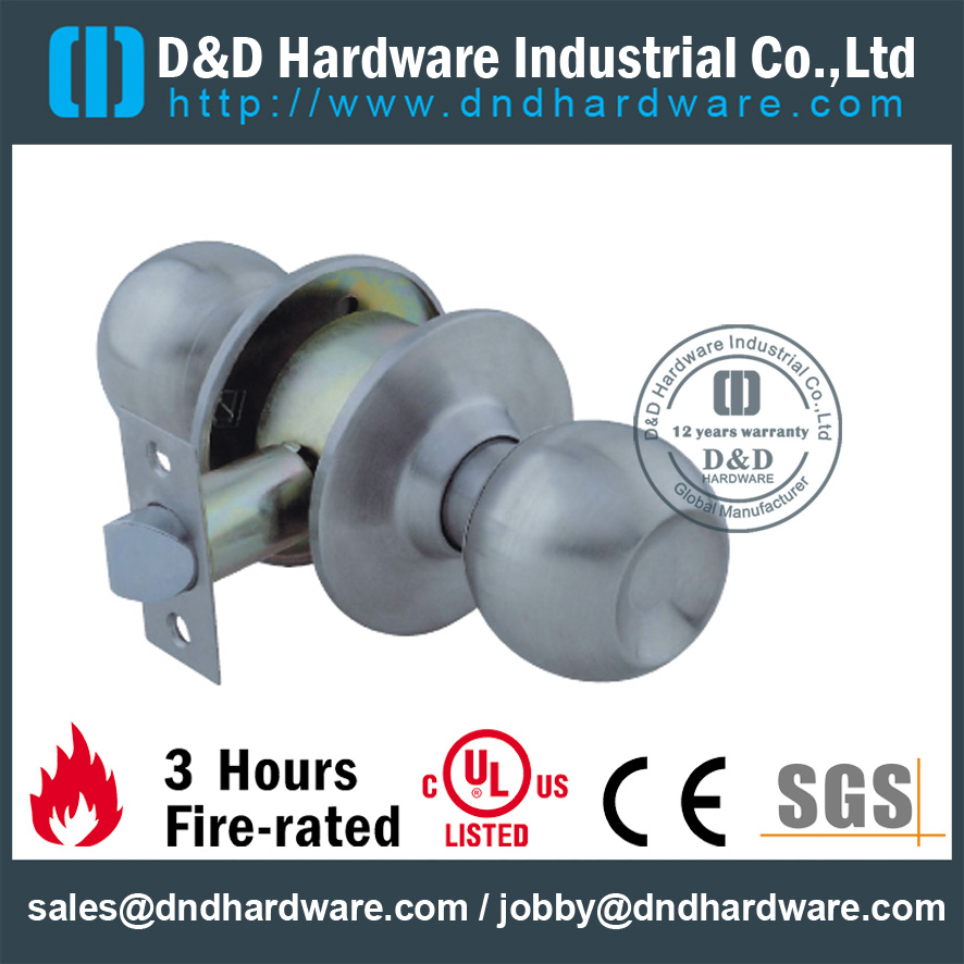DDLK003 Passage Knobset Non-lockable Stainless steel Вещь: