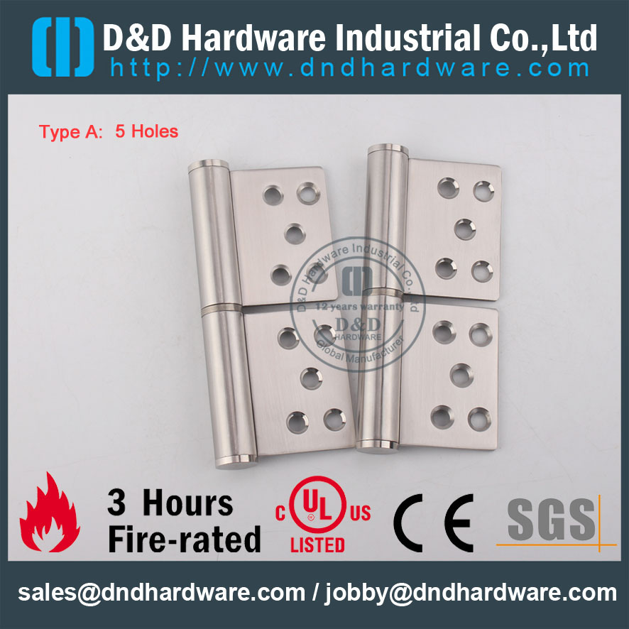 D & D Hardware-Door Ironmongery UL Стандартный флаг шарнир DDSS030_A