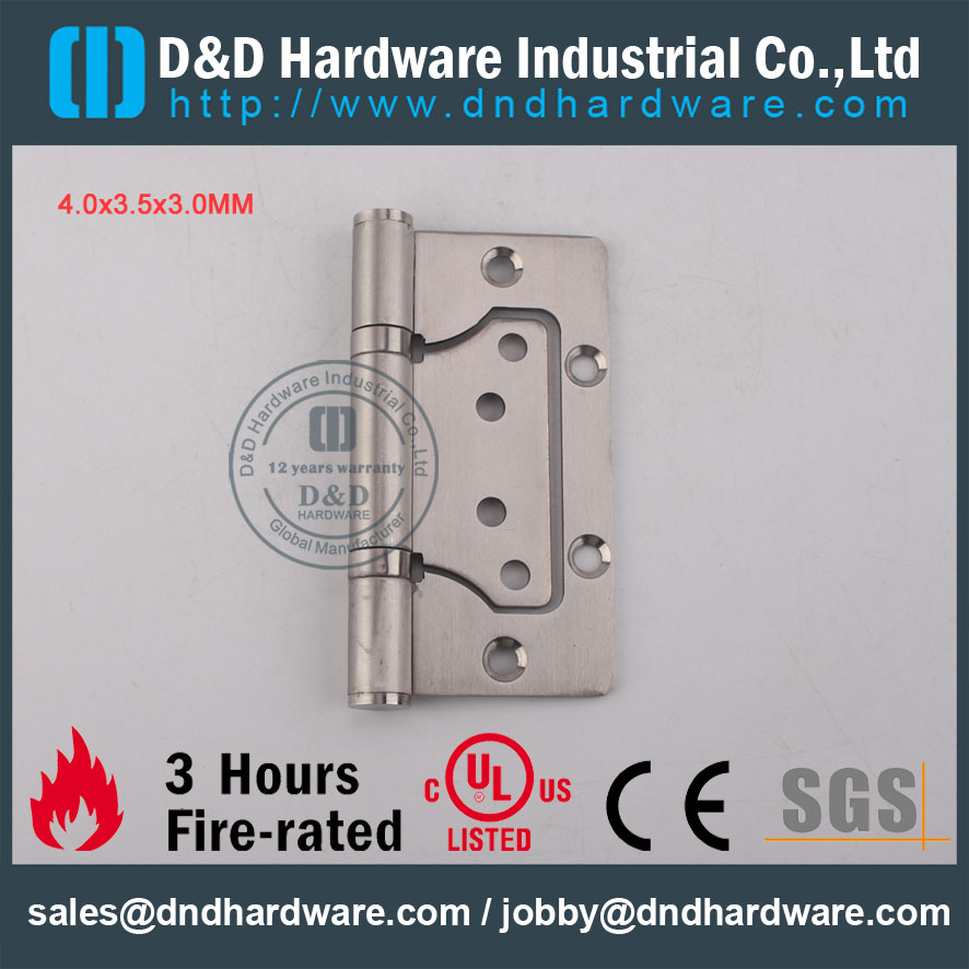D & D Advare-Europe Market SS304 4x3.5x3 Flush Hinger DDSS026