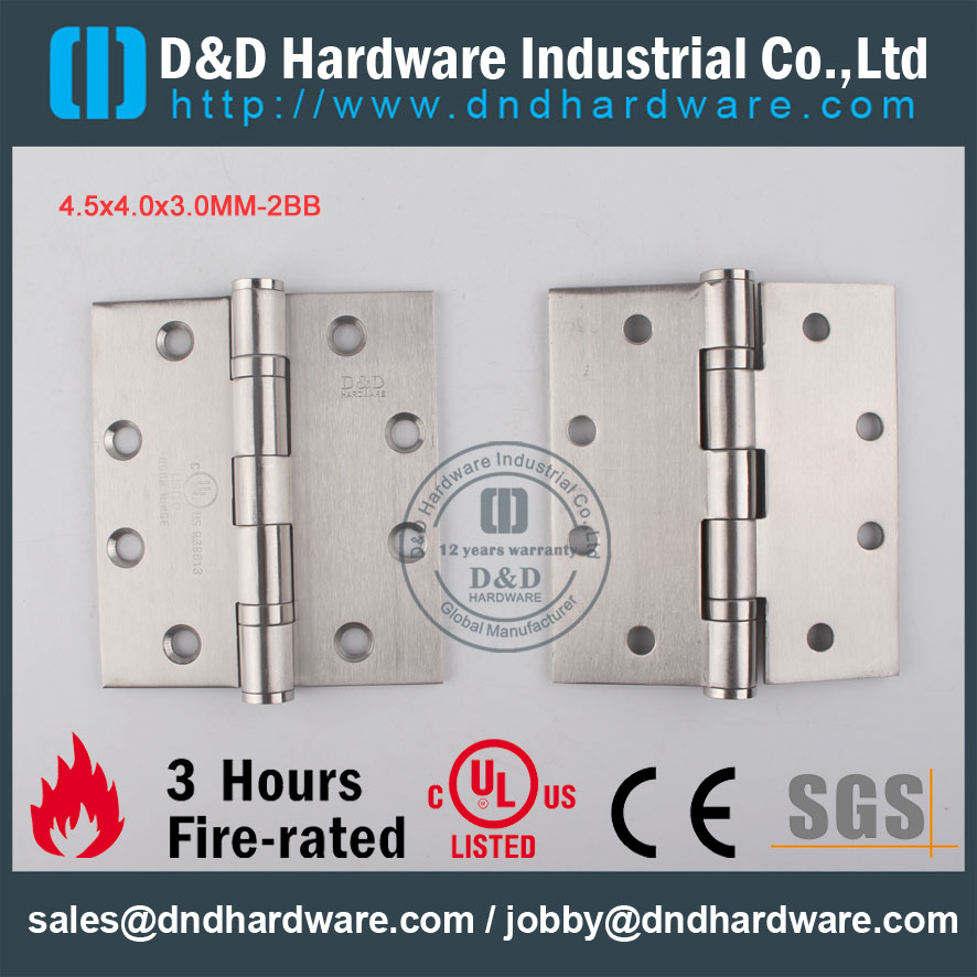 D & D Hardware-CE сертификат 4.5x4.0x3,0-2bb Дверной шарнир DDSS001