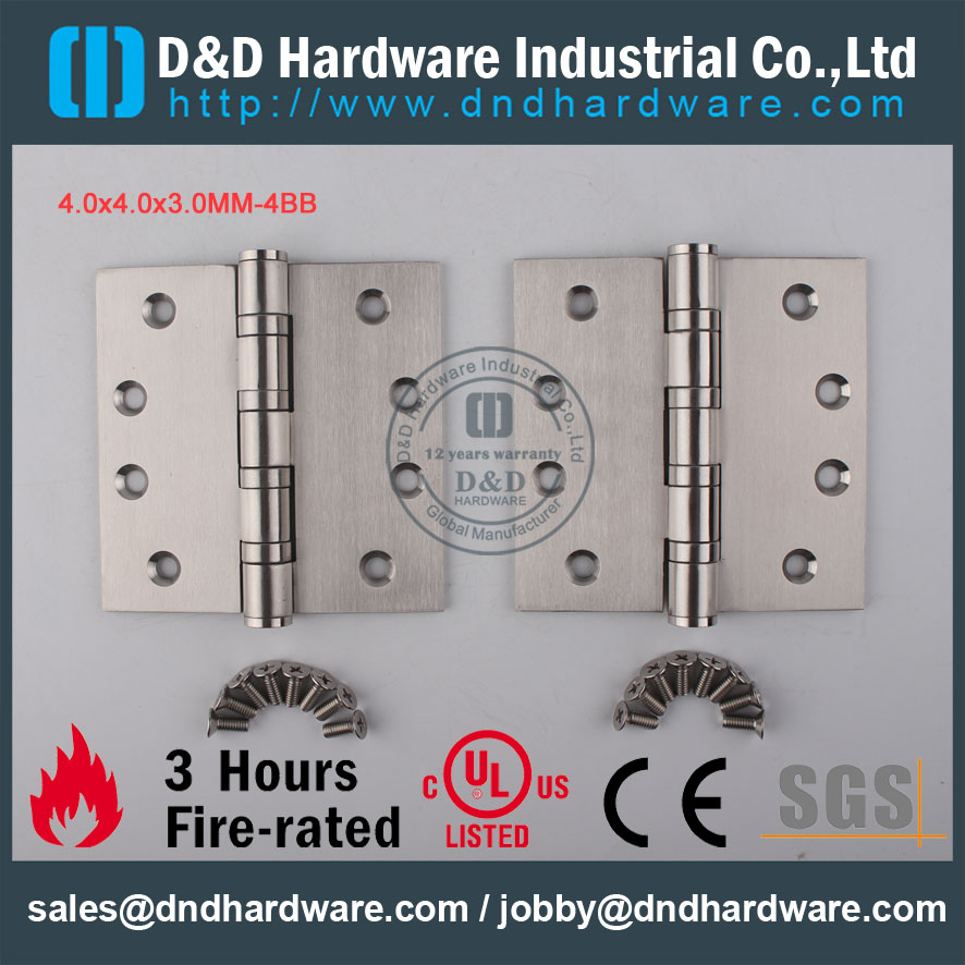 D & D аппаратно-архитектурное оборудование SS304 4x4x3-4BB дверные шарниры DDSS002