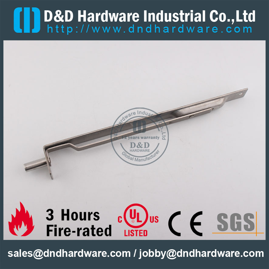 D & D Hardware-Wholesale Grade SS304 Flush Bolt DDDB005