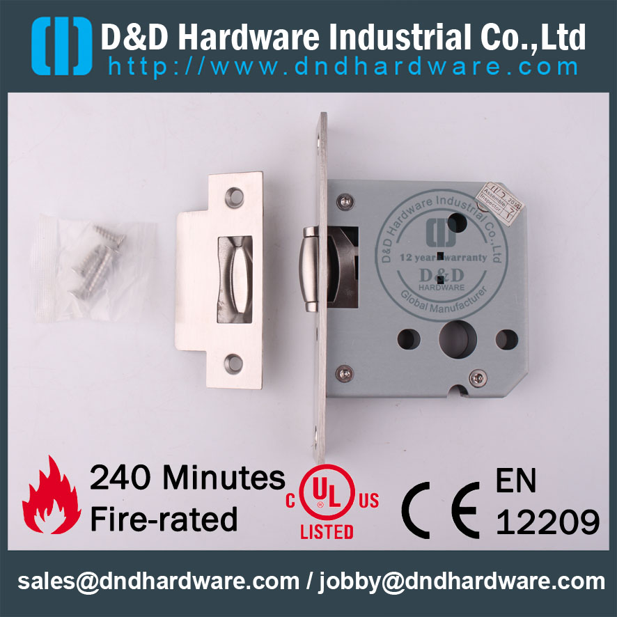 D & D аппаратно-архитектурное оборудование SS304 Mortise Lock DDML030
