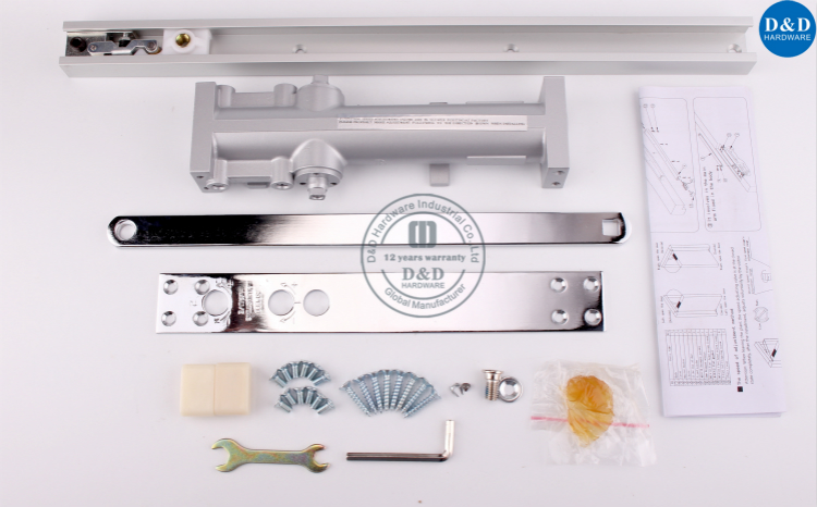 Алюминиевый сплав Архитектурное оборудование Door Closer-D & D Оборудование