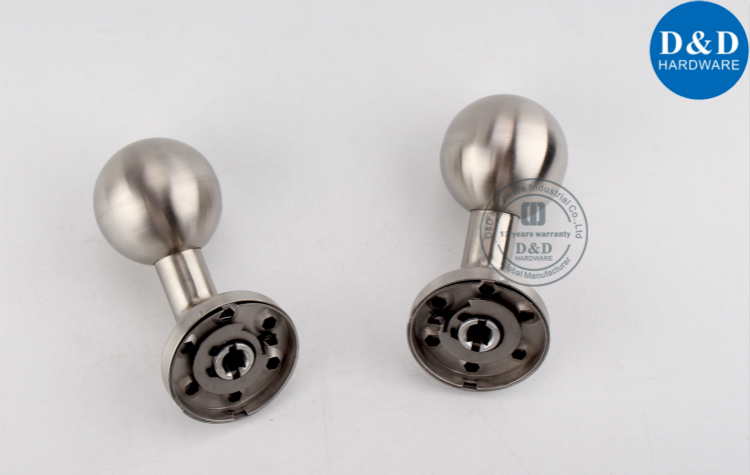 304 Mitred Ball Brushed Nickel Door Knob-D & D Оборудование