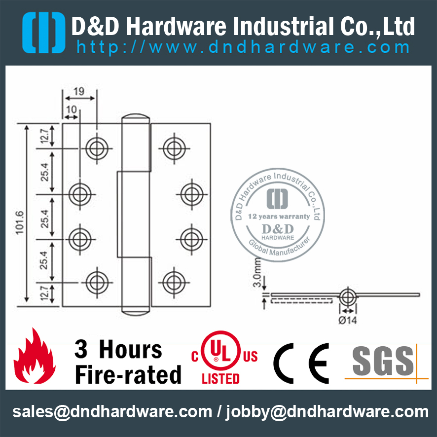 Петля с поворотным кулаком SS 3 -DDSS023