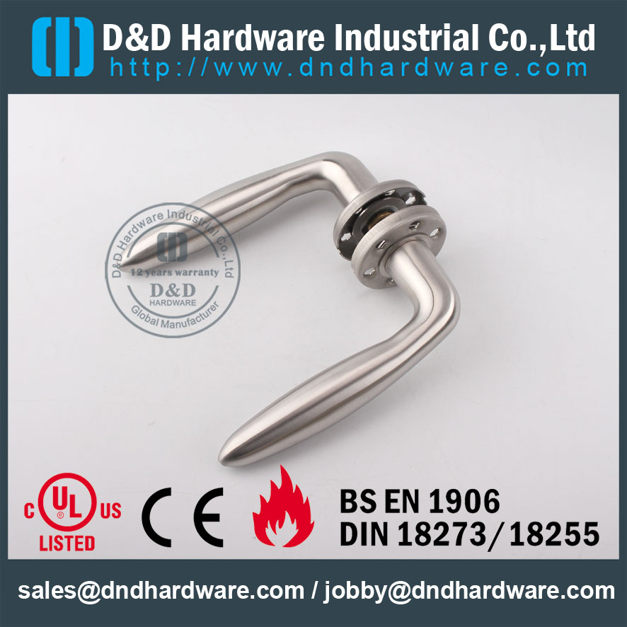 D & D Hardware-Fire Rated Твердый рычаг ручки DDSH024