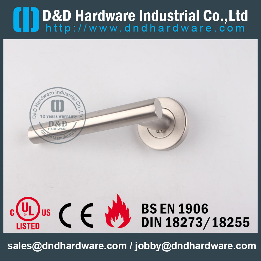 D & D Hardware-EN 1906 Дверная ручка с рейтингом огнестойкости DDTH009