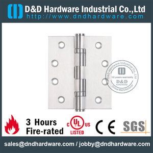 SS304 Противопожарный шарнир 2BB с UL-DDSS001-FR-4x3,5x3,0 мм