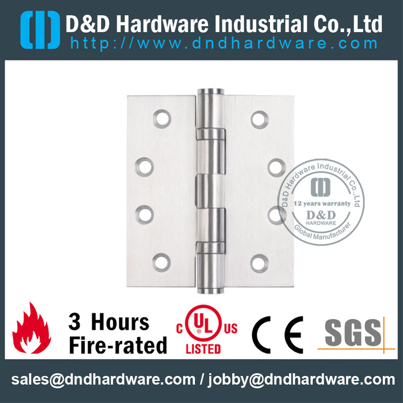 SS304 Противопожарный шарнир 2BB с UL-DDSS001-FR-4x3,5x3,0 мм