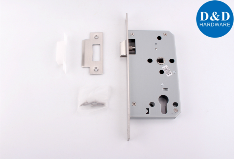 Европейское Mortise Fire Rated Latch Door Lock 6072-D & D Аппаратное обеспечение