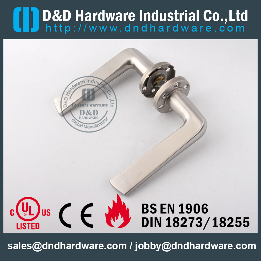 D & D Hardware-Fire rated Рычаг рычага из нержавеющей стали DDTH034
