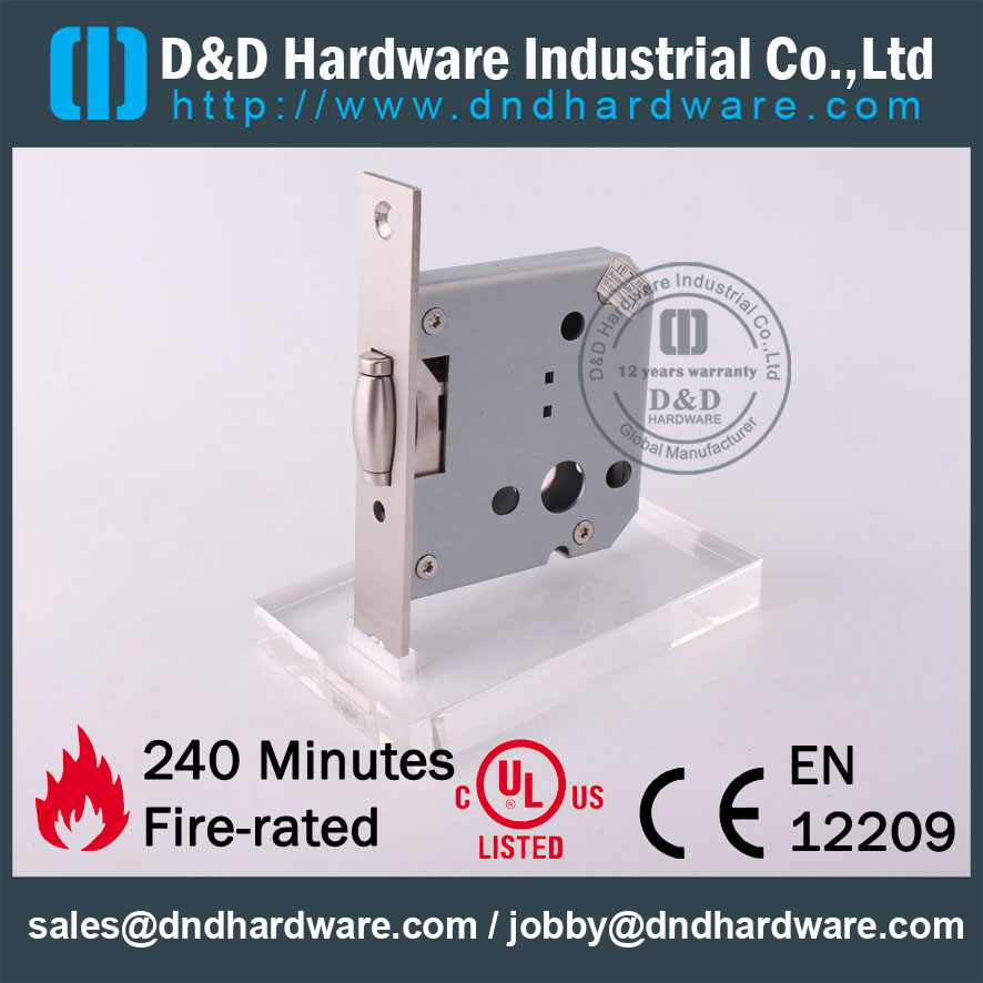 D & D Advere-Door Ironmongery SS304 Mortise Lock DDML030