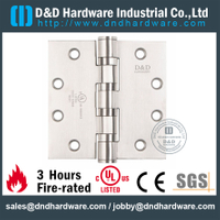 UL SS 304 Петля с четырьмя шарикоподшипниками для металлической двери-DDSS004-FR-4.5x4x3.4мм