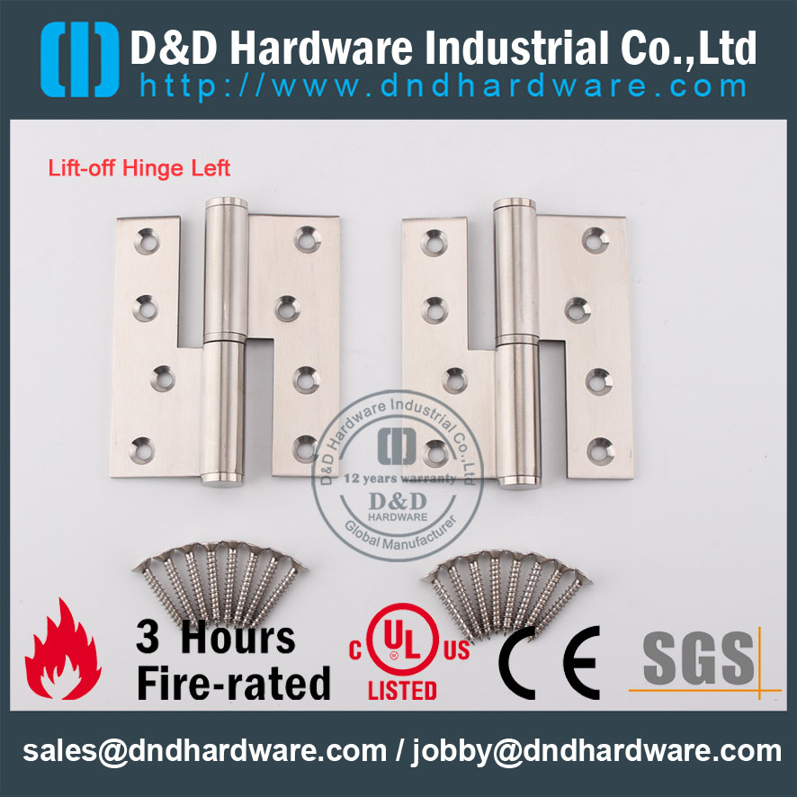 D & D Hardware-CE Сертификат Огонь Номинал SS304 Отличный шарнир DDSS018