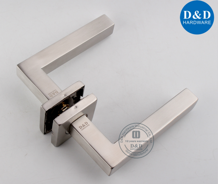 Дверная ручка из нержавеющей стали с квадратной ручкой-D & D Hardware