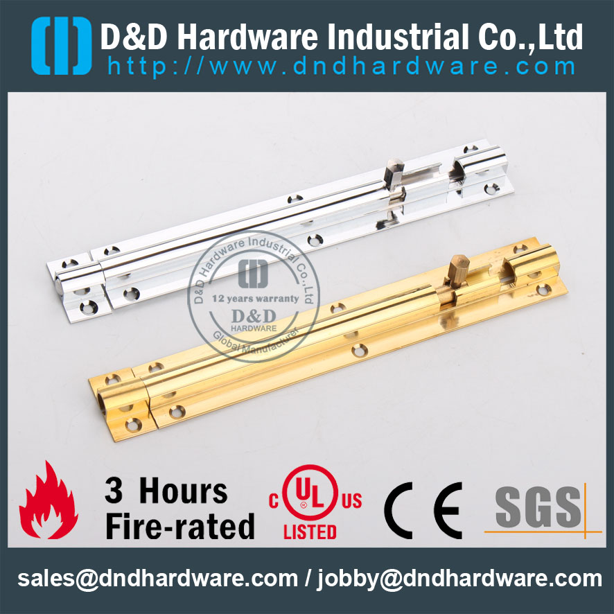 D & D Hardware-Construction Hardware Круглый латунный наррель Bolt DDDB016