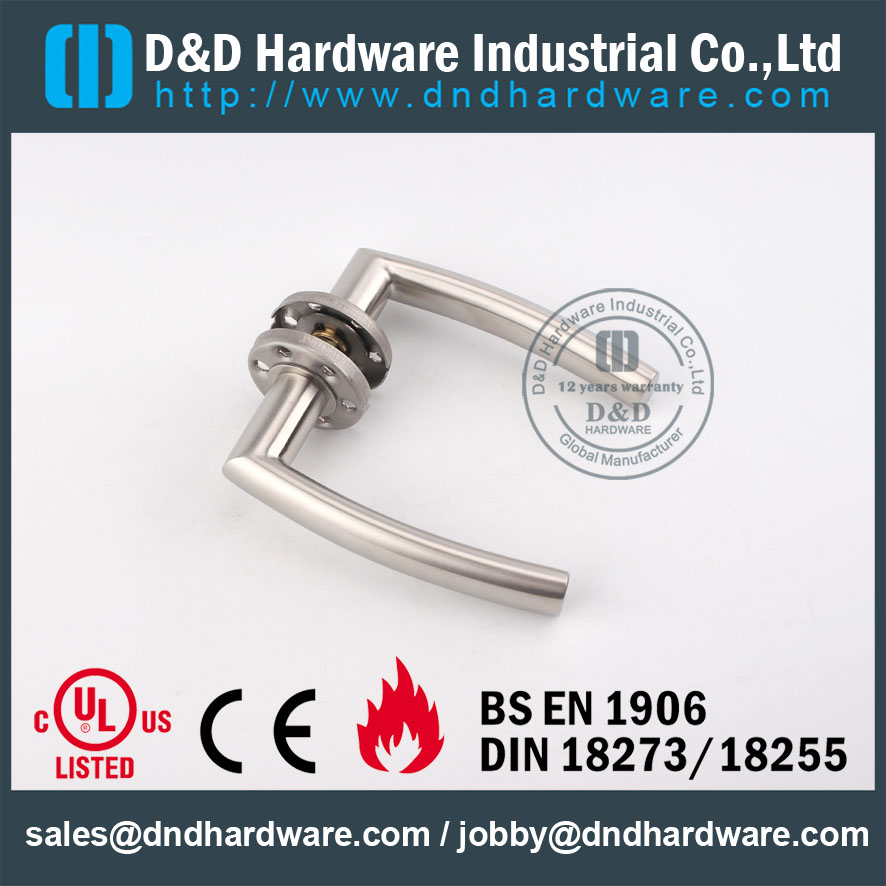D & D Hardware-Door Hardware Рычаг рычага из нержавеющей стали DDTH025