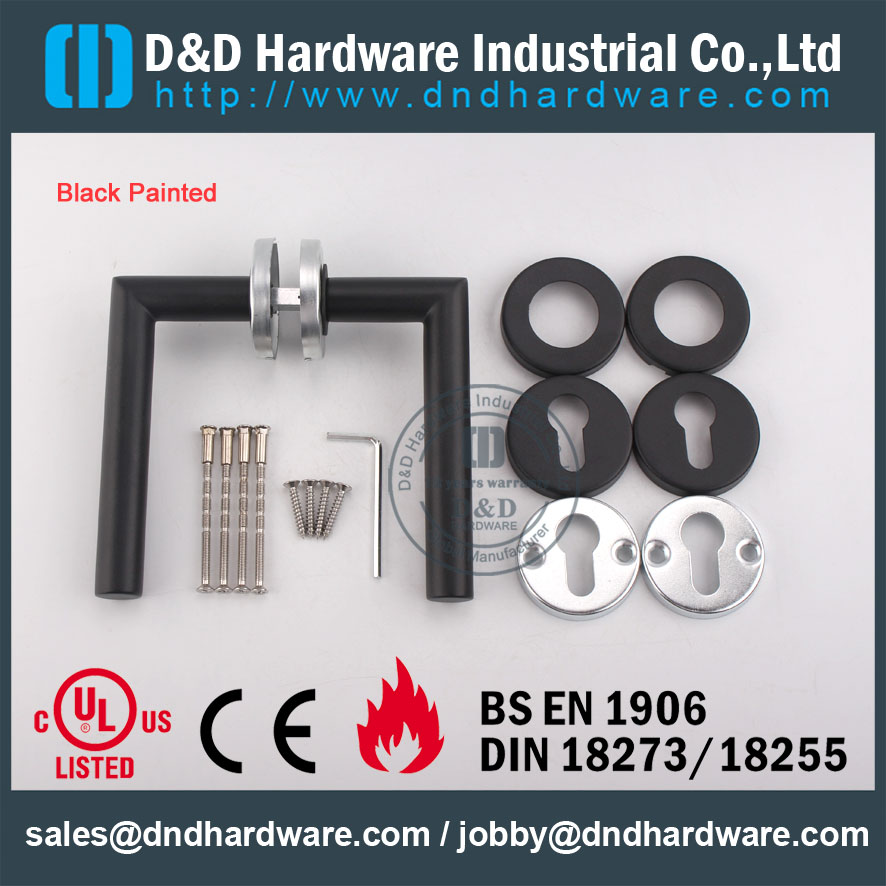 D & D Hardware-Fire Rated SS304 Дверная ручка DDTH003