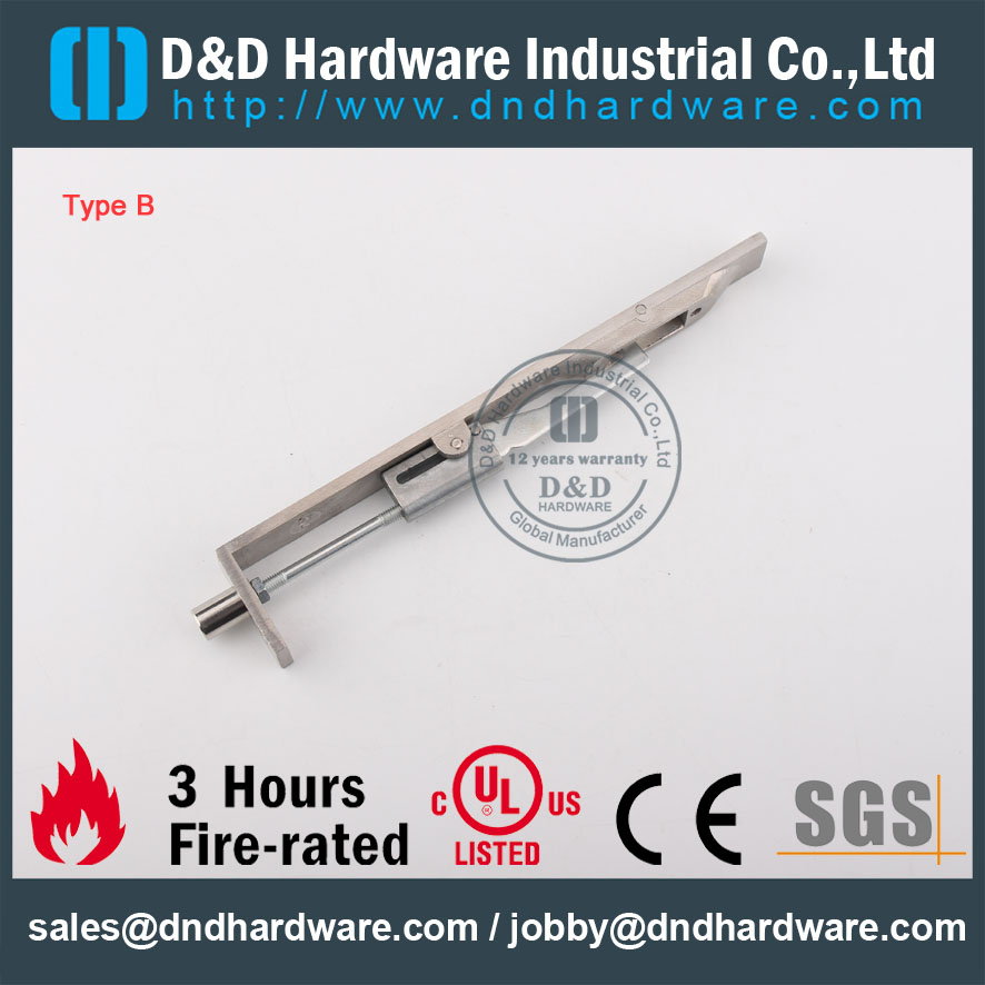 D & D Hardware-CE Standard SS304 Дверной болт DDDB001