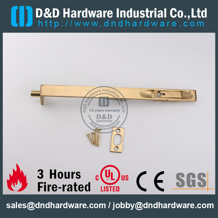 D & D Hardware-Europe Декоративный дизайн SS304 Дверной болт DDDB004
