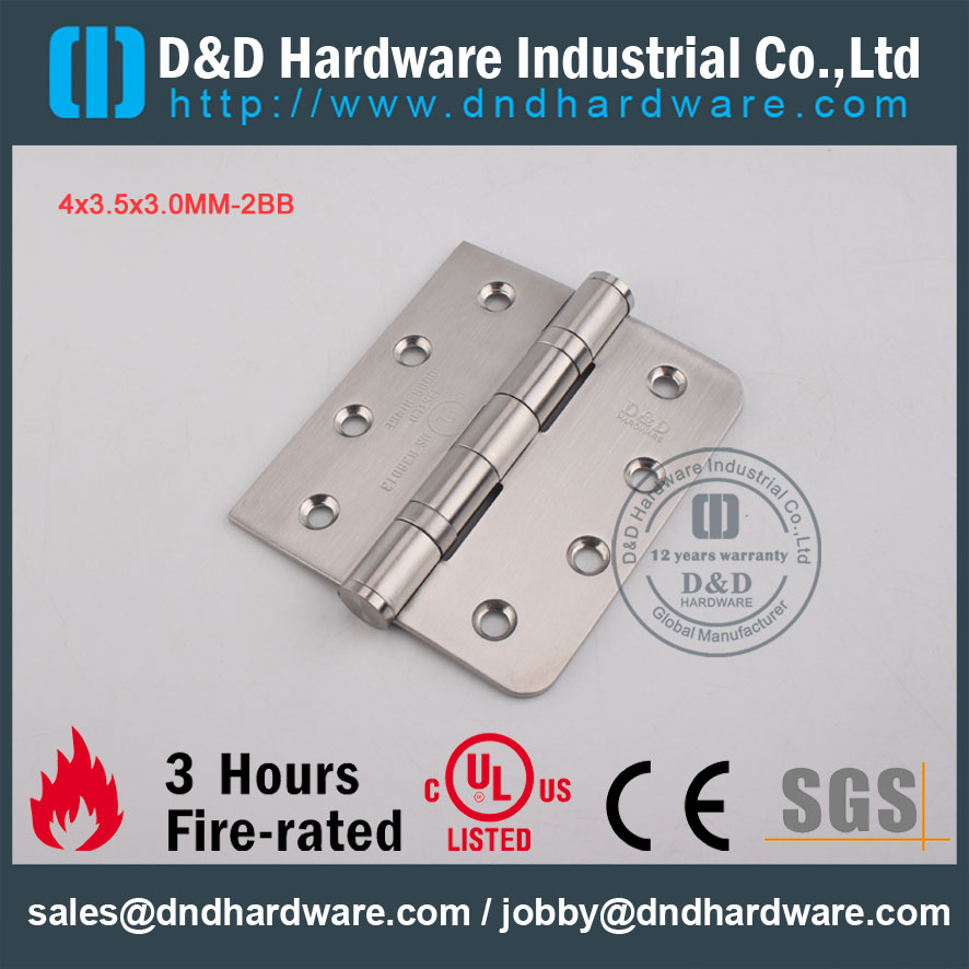 D & D Hardware-CE сертификат огня рейтинг дверной шарнир DDDS010