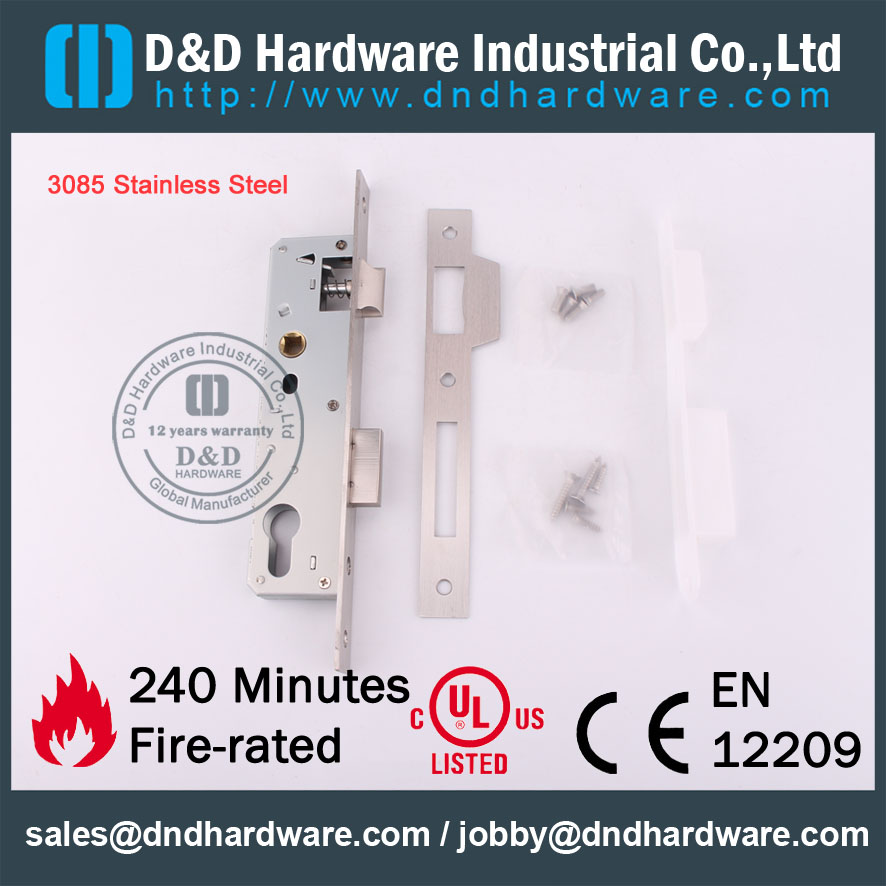 D & D Hardware-3085 Нержавеющая сталь Декоративный дизайн Морсовый замок DDML021
