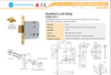 SS304 Корпус замка с ригелем-DDML029-B