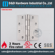 SS304 Дверная петля 2BB с классом пожарной безопасности UL-DDSS006-FR-5x4x3,4 мм