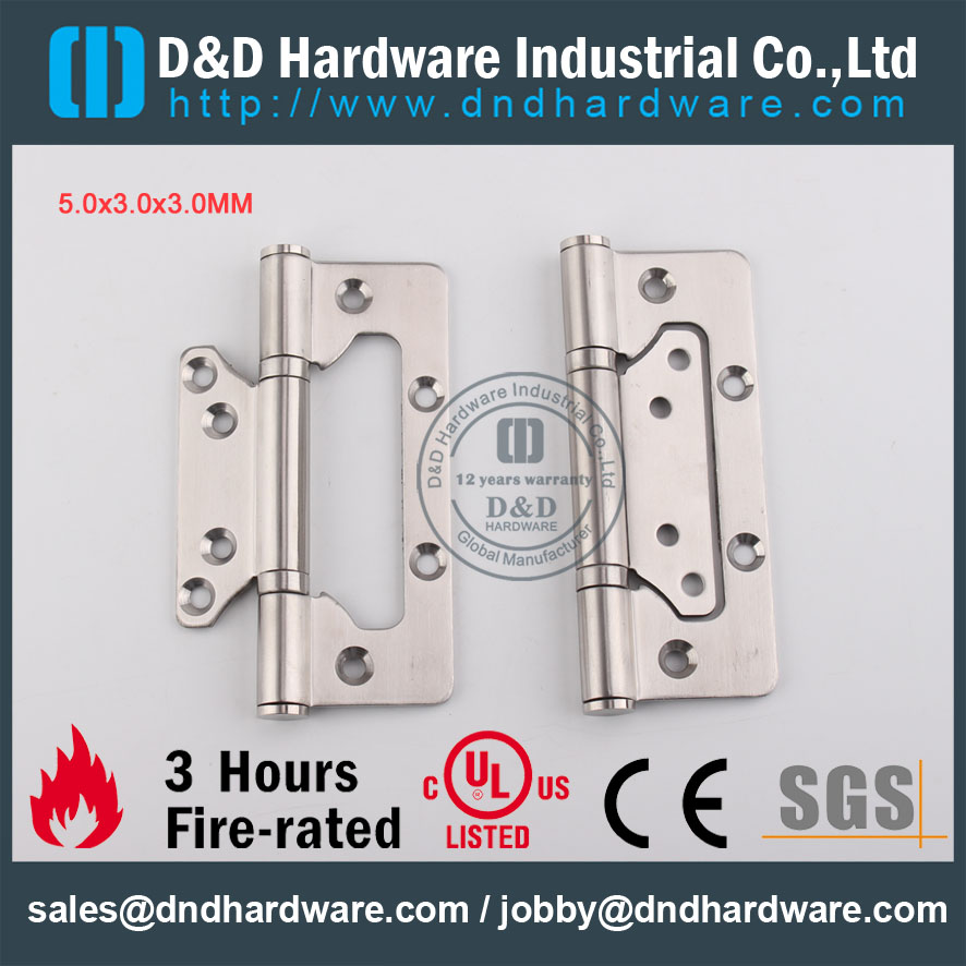 D & D Hardware-Fire Rated Euro Внутренняя дверь Door Flow Hinger DDSS026