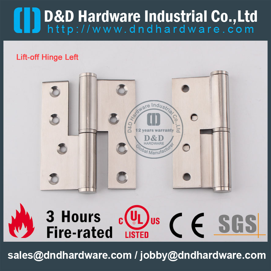 D & D Hardware-Door Ironmongery Из нержавеющей стали Лифт-выключающий шарнир DDSS018