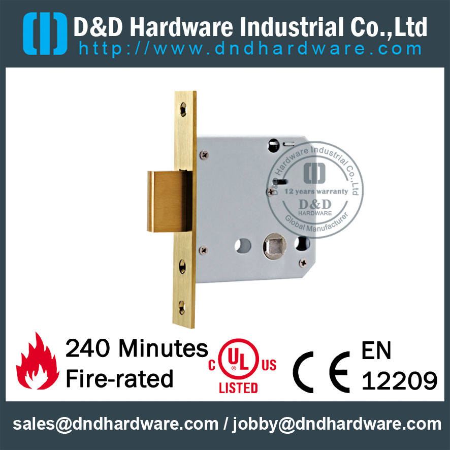 D & D аппаратно-пожарная номинальная нержавеющая сталь SS304 Lock Body DDML029-B