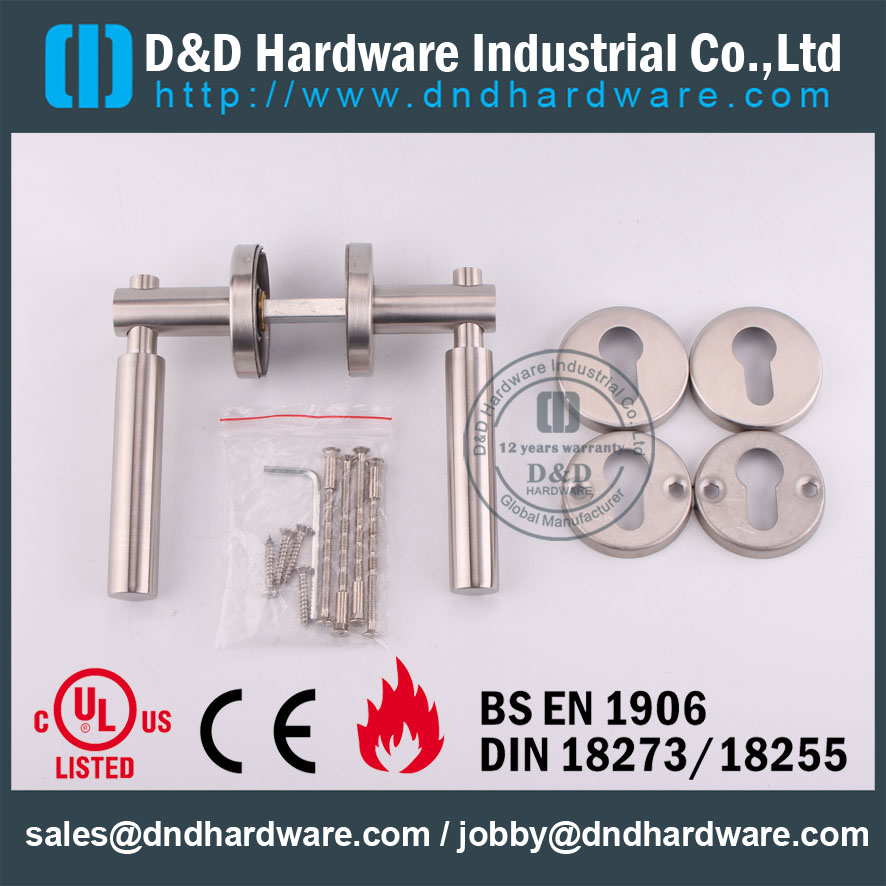 D & D Hardware-SS304 Дверь Ручка с твердым рычагом с CE DDSH034