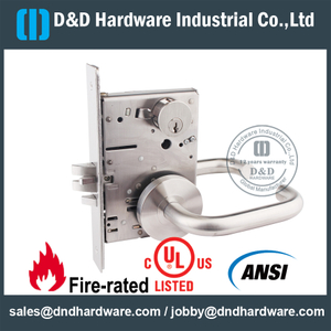 Дверной замок с защелкой SS ANSI-DDAL09-F09