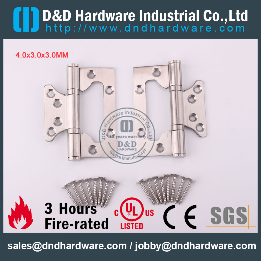 D & D Hardware-Оптовая торговля 304 Огненный Огненный Дверной Дверной Шарнир DDSS026