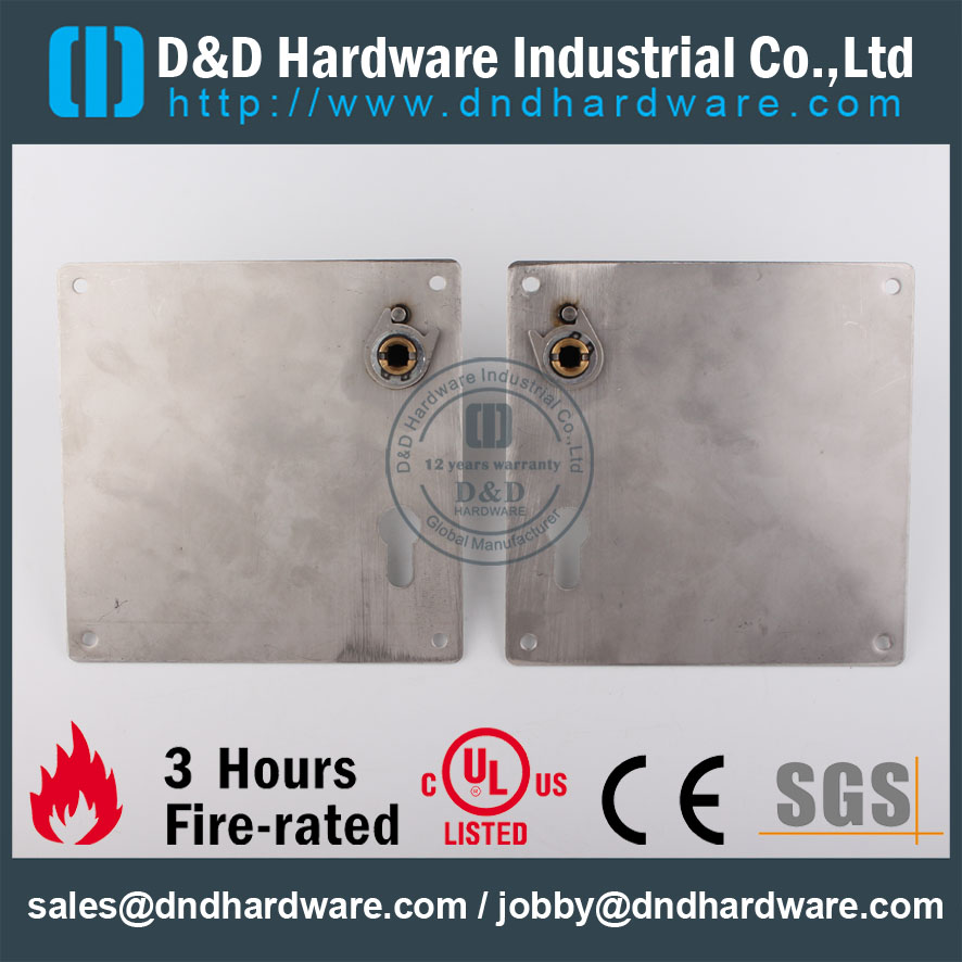 D & D Hardware-Wholesale Grade SS304 Ручка рычага двери с пластиной DDTP001